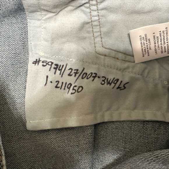 Re/Done Levi’s 90’s Crop Low Slung Short Size 27 - Picture 8 of 12